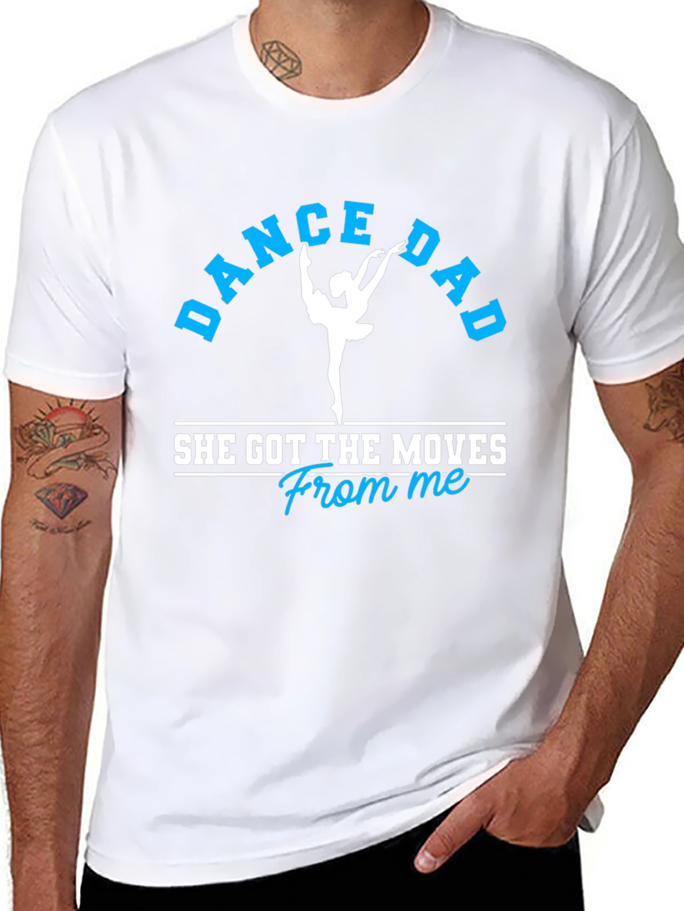 Dance Dad Graphic Tee - Ballet Lovers T-Shirt