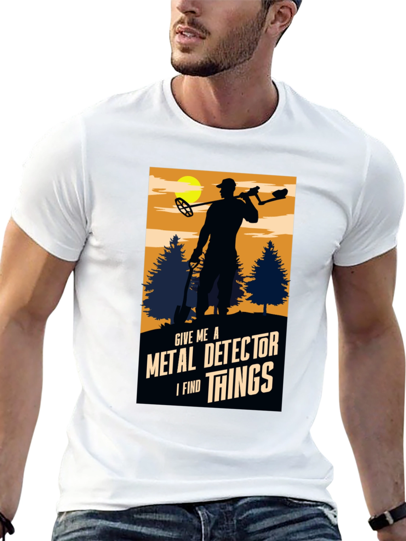 Metal Detector T-Shirt - I Find Things