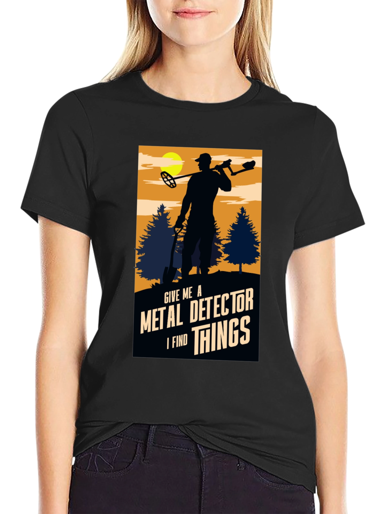 Metal Detector T-Shirt - I Find Things