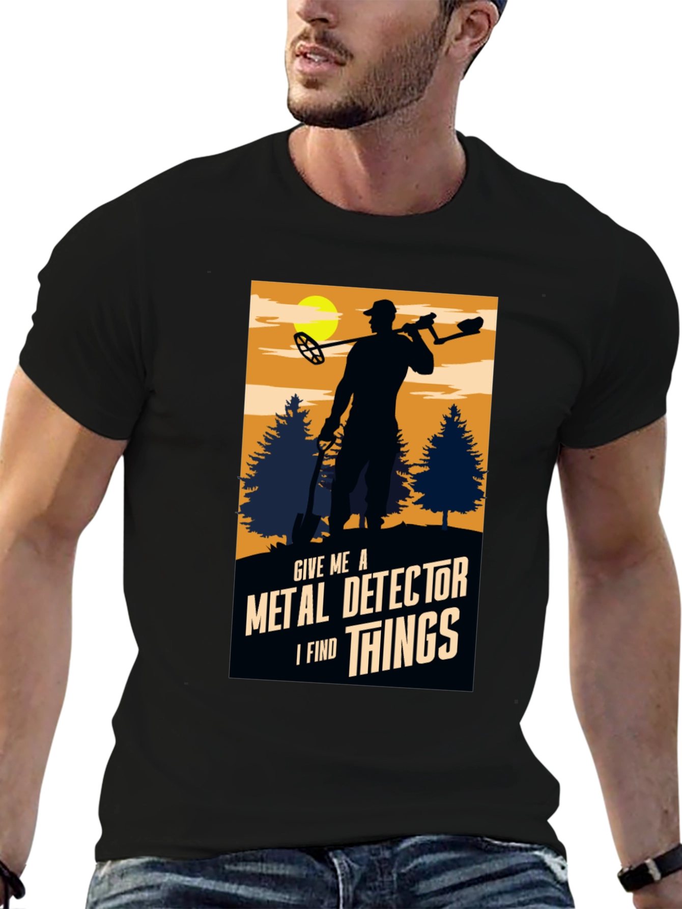 Metal Detector T-Shirt - I Find Things