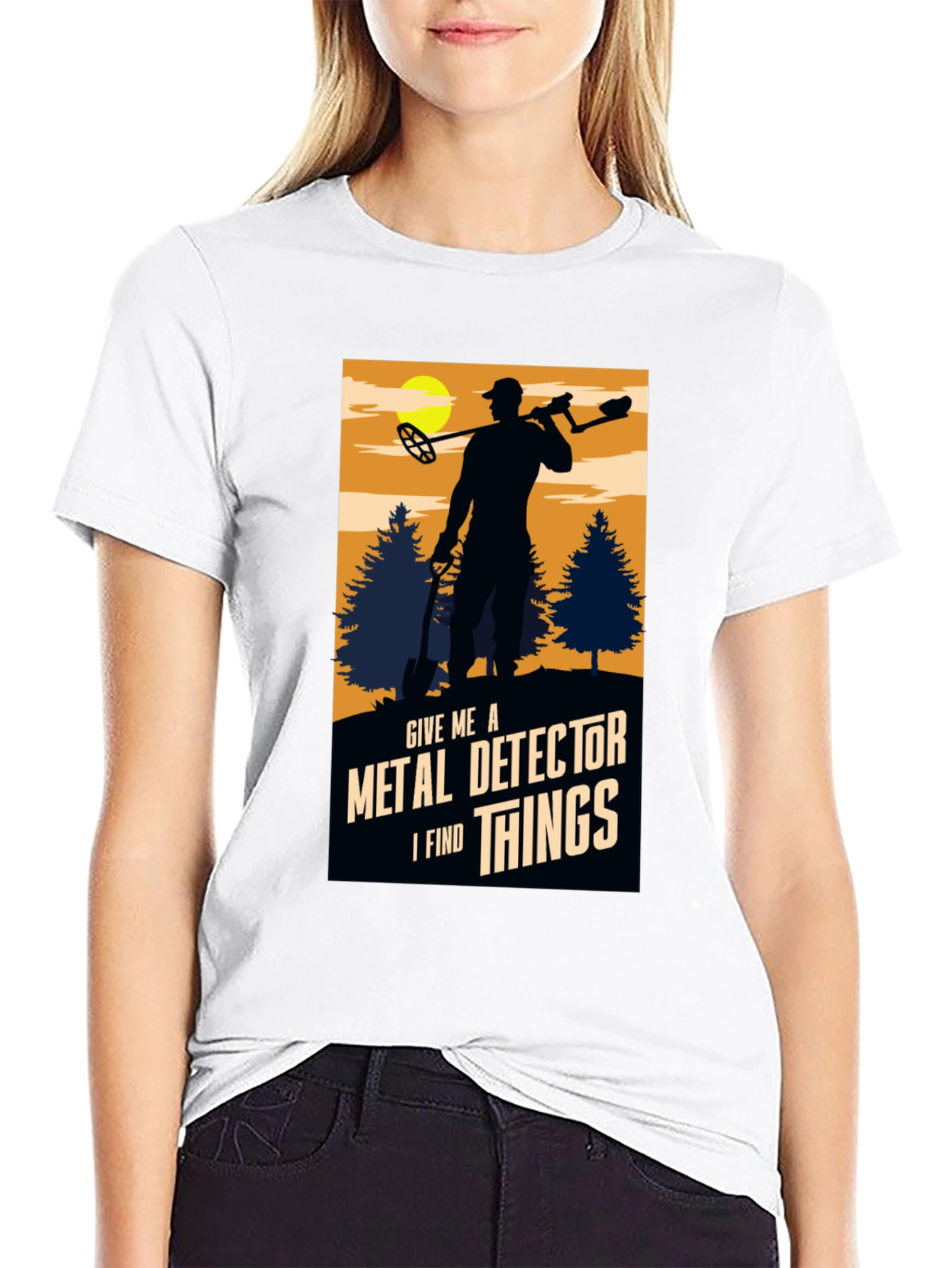 Metal Detector T-Shirt - I Find Things