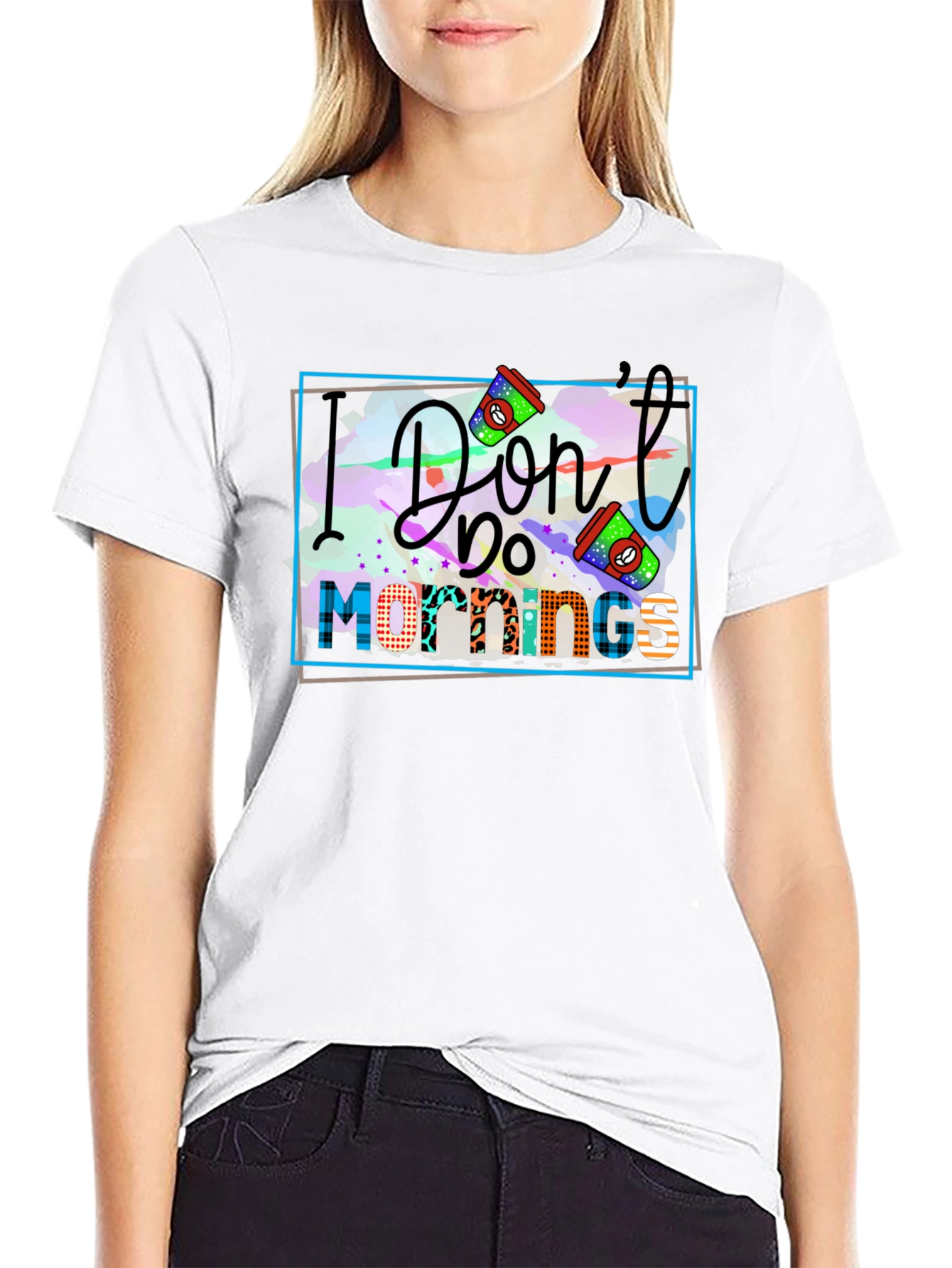I Dont Do Mornings Graphic Tee