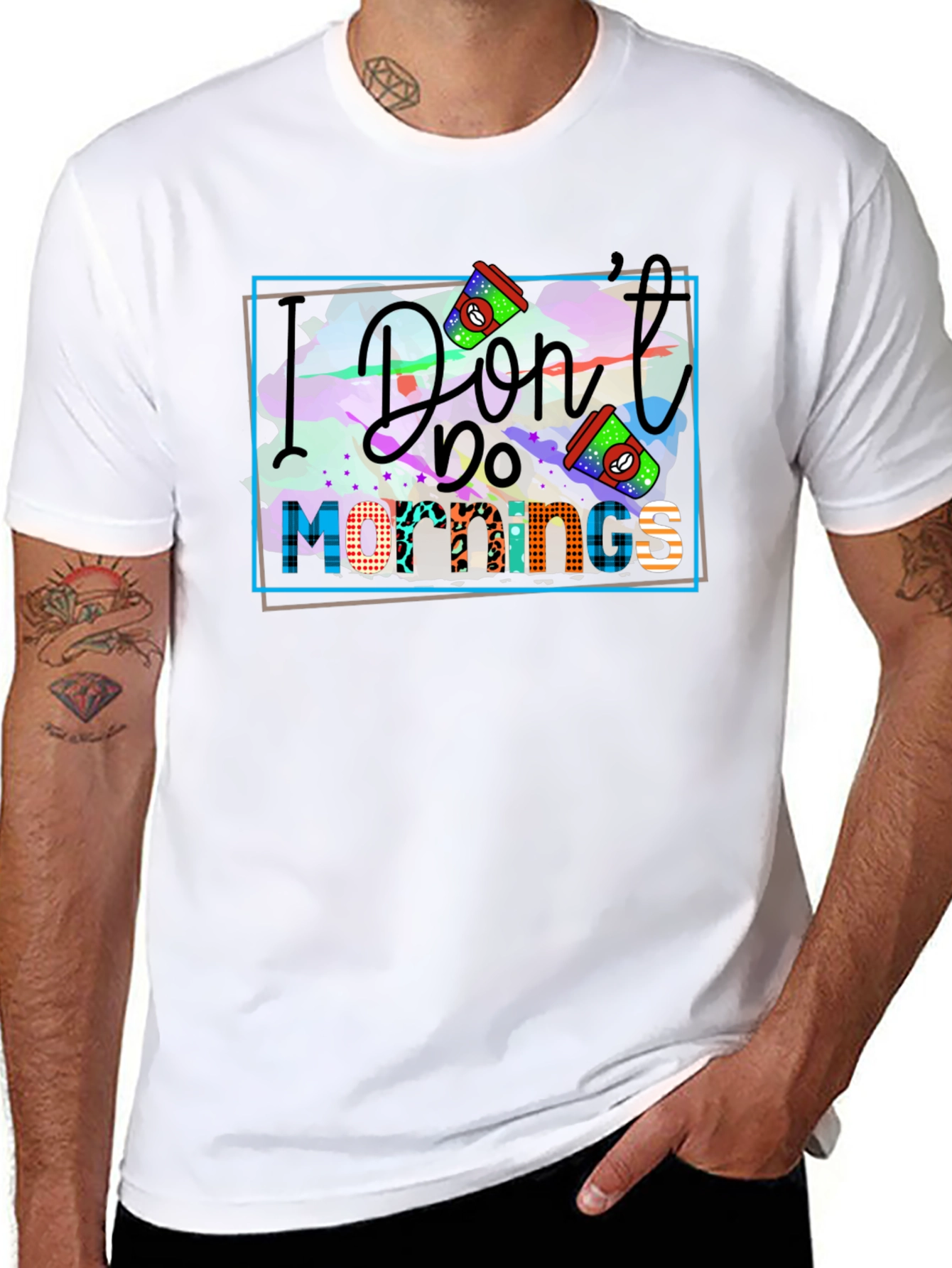 I Dont Do Mornings Graphic Tee