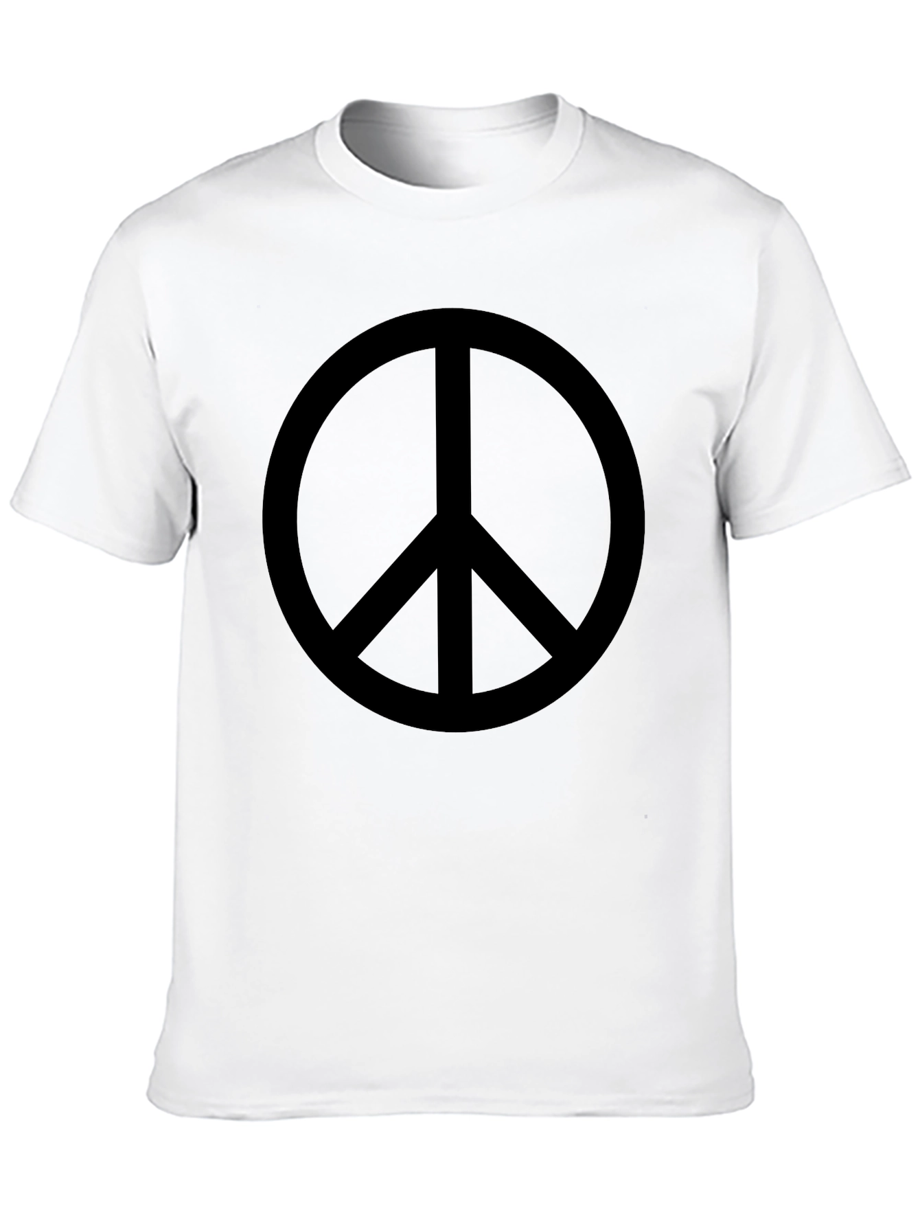 Peace Symbol Black T-Shirt
