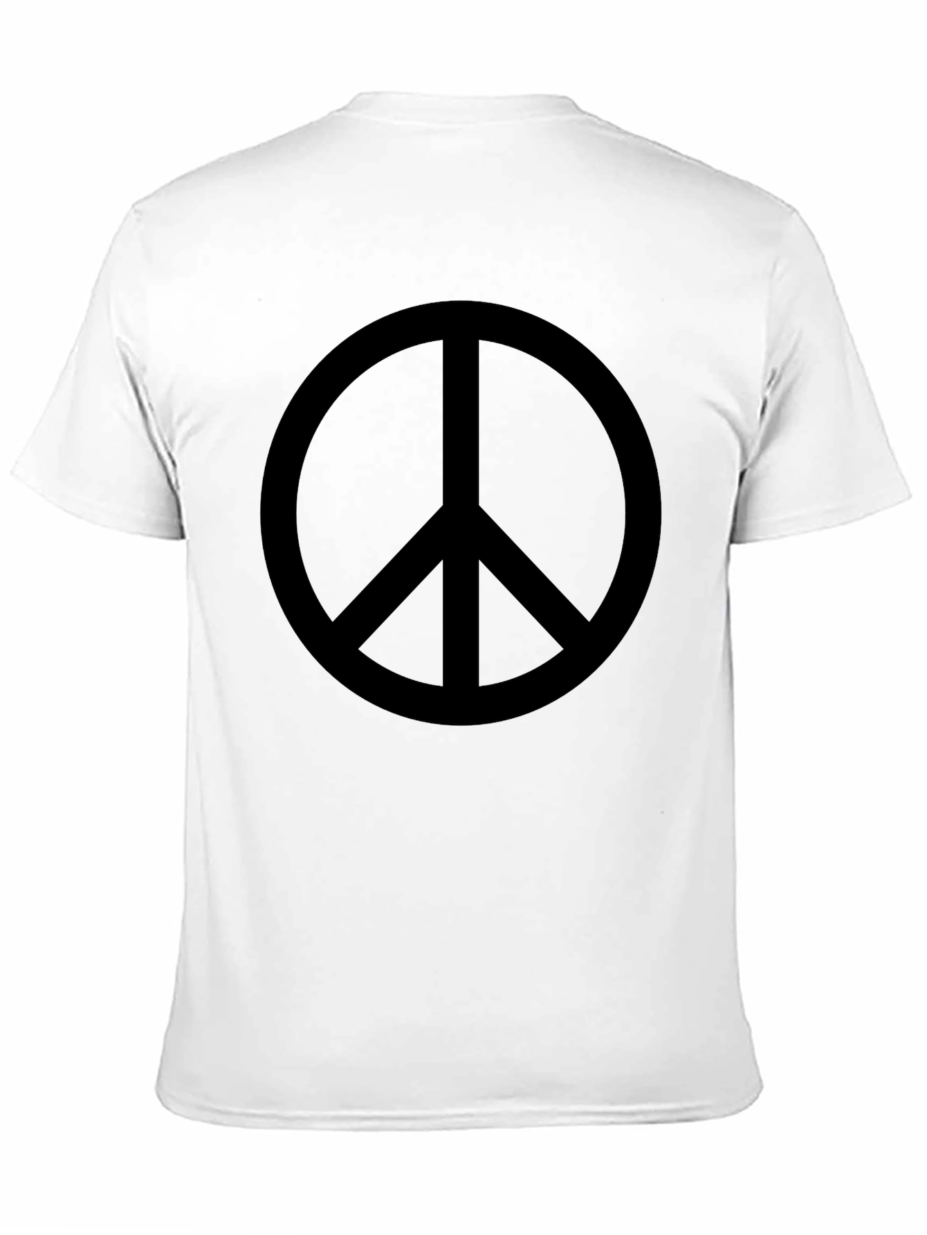 Peace Symbol Black T-Shirt