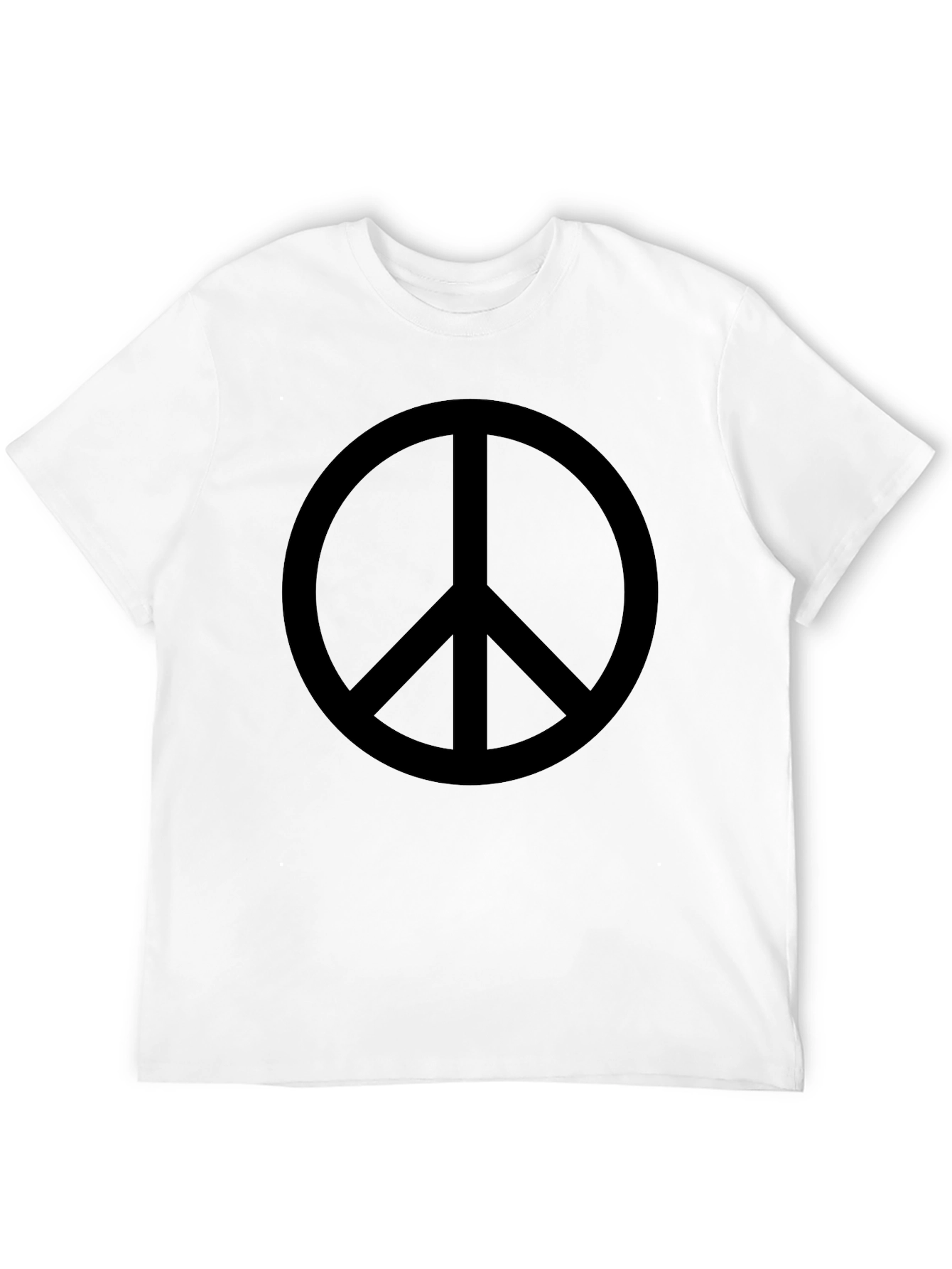 Peace Symbol Black T-Shirt