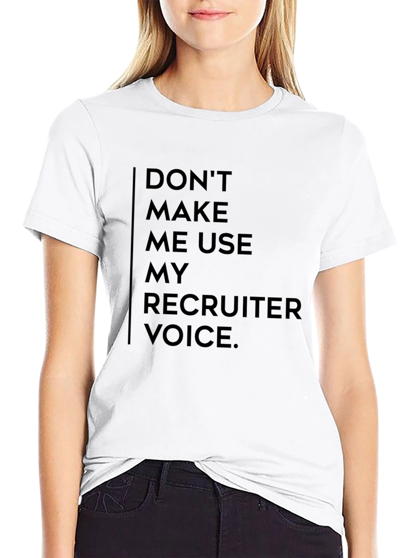Recruiter Voice T-Shirt - Funny Job Gift