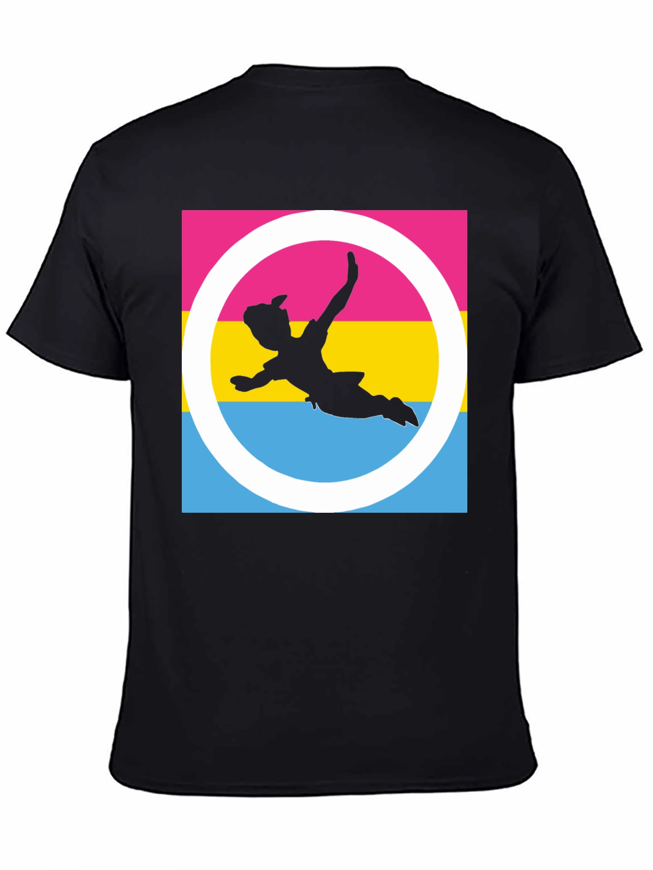 Pan Pride Peter Pan T-Shirt - Black Cotton Blend