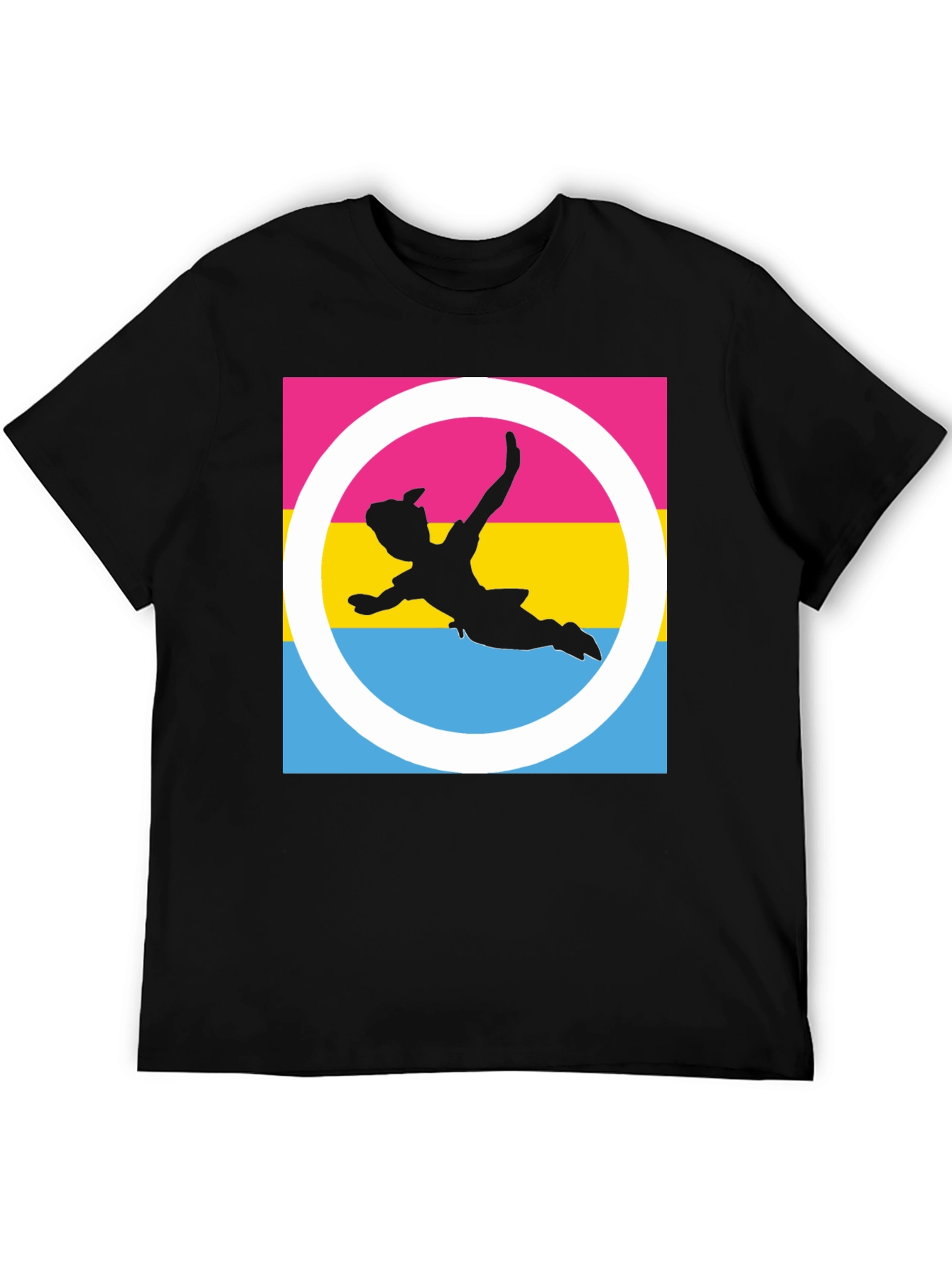 Pan Pride Peter Pan T-Shirt - Black Cotton Blend