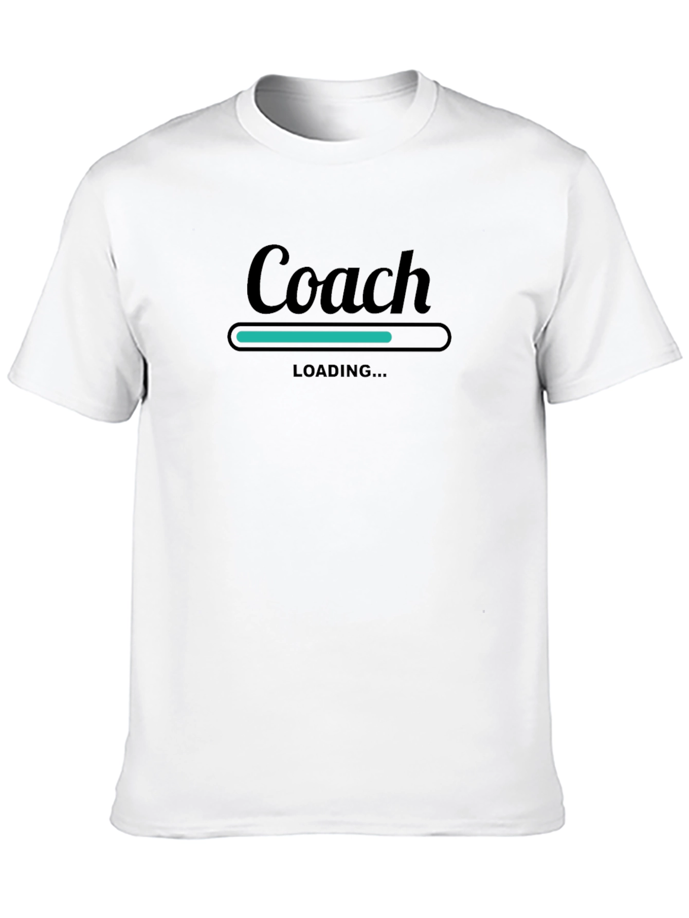 Coach Loading Black T-Shirt - Fun & Comfy Tee