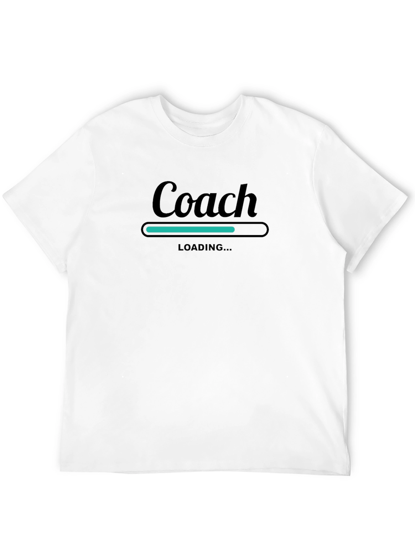 Coach Loading Black T-Shirt - Fun & Comfy Tee