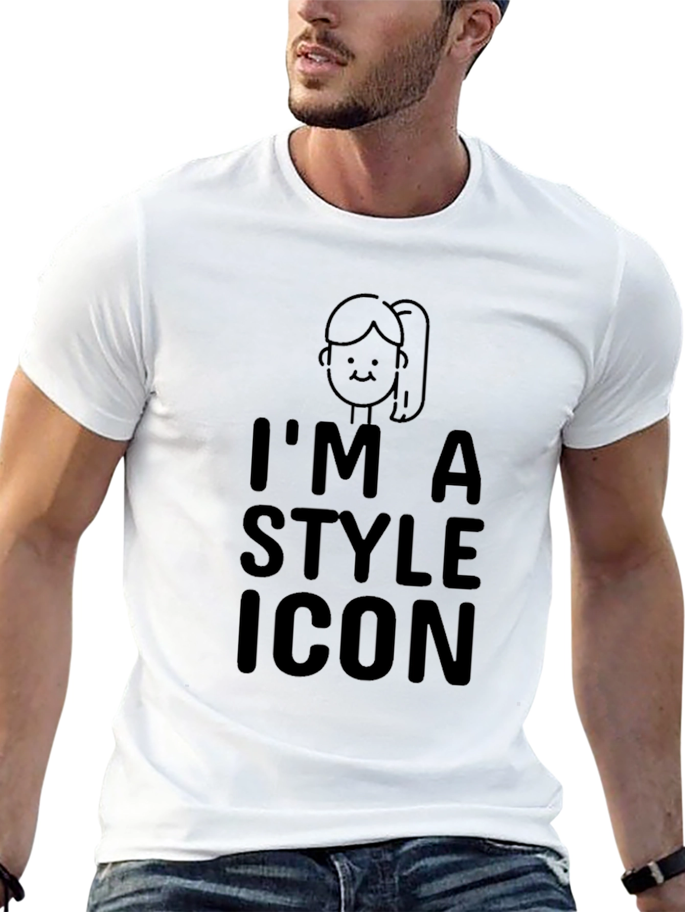 Im A Style Icon Black T-Shirt