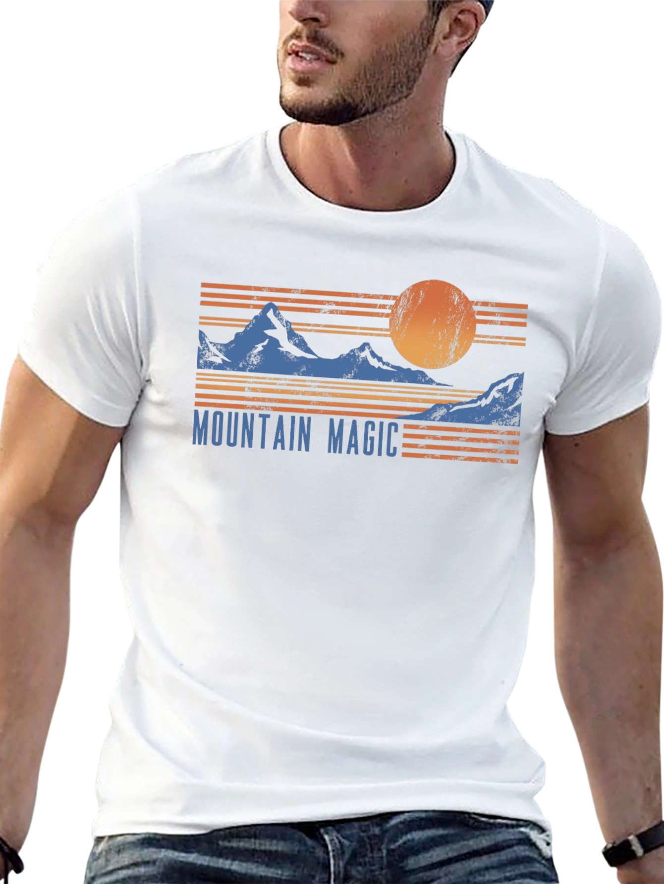 Mountain Magic Retro Graphic Tee