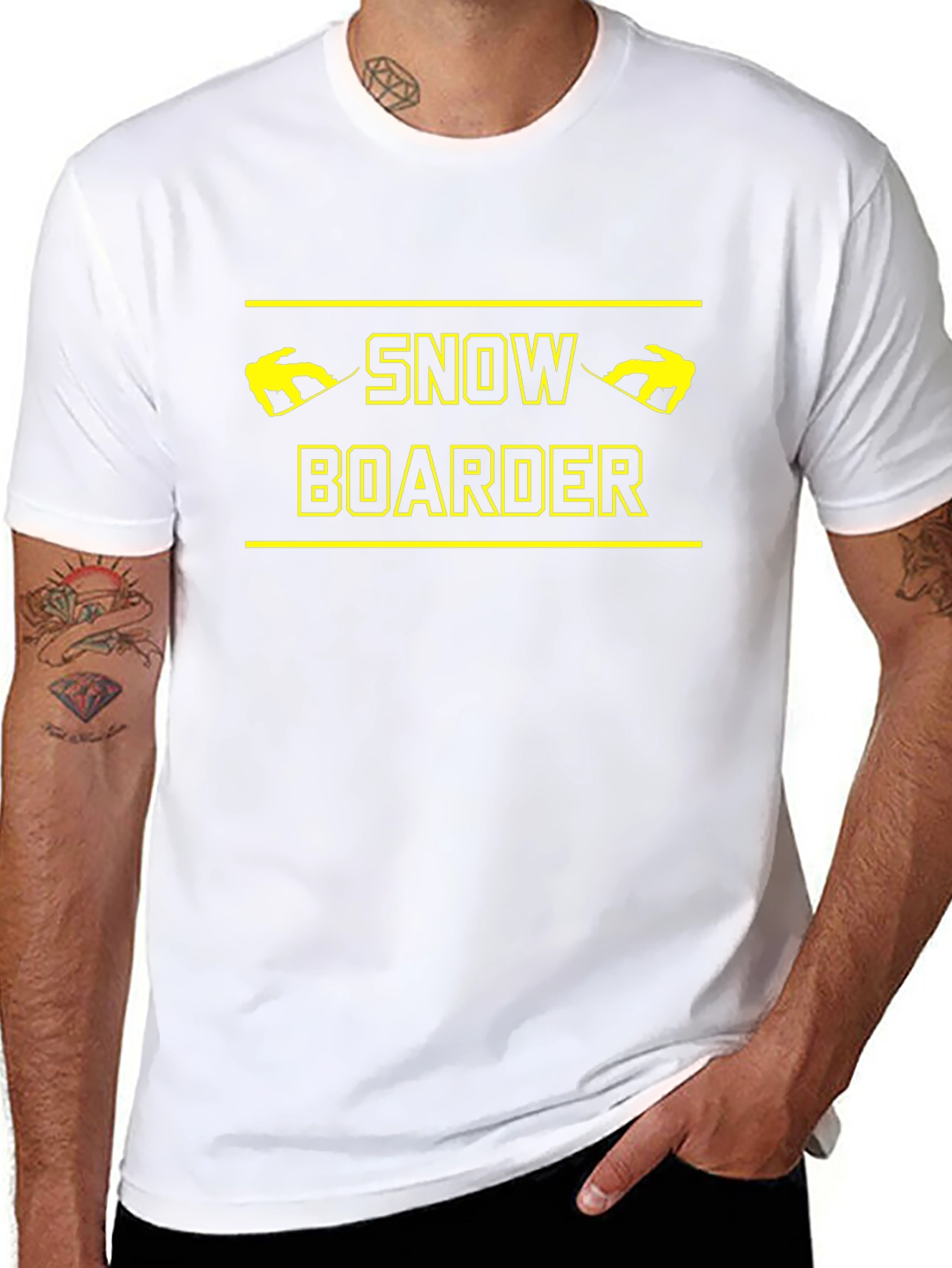 Snowboarder Graphic Tee - Winter Sports Apparel