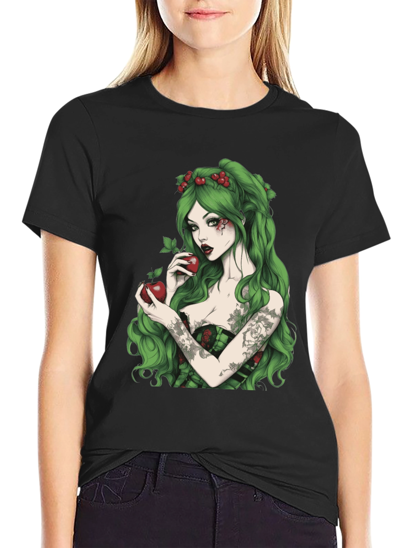 Poison Ivy Style T-Shirt - Deadly Beauty