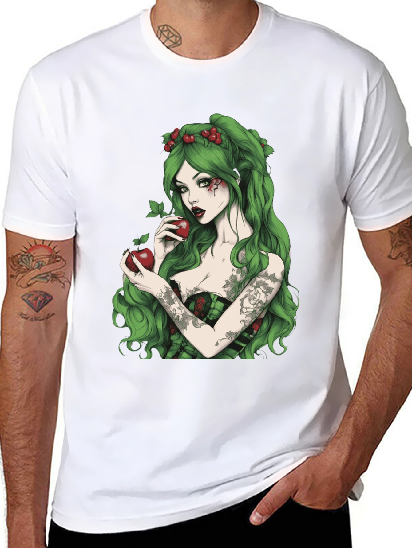 Poison Ivy Style T-Shirt - Deadly Beauty