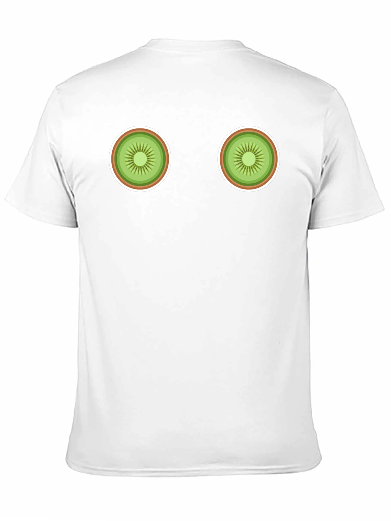 Kiwi Slice Graphic Black T-Shirt