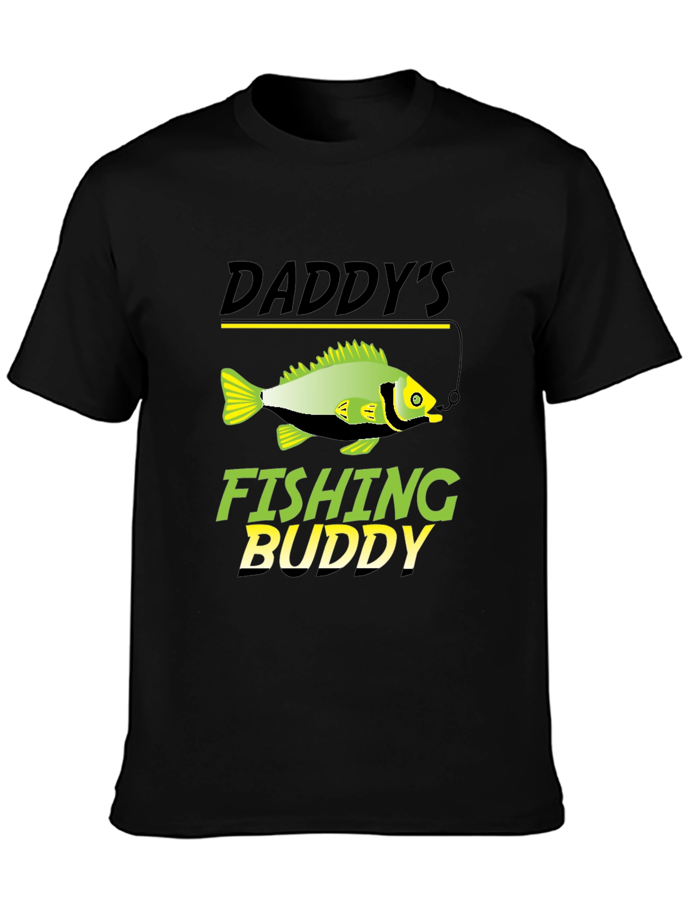 Daddys Fishing Buddy Graphic T-Shirt