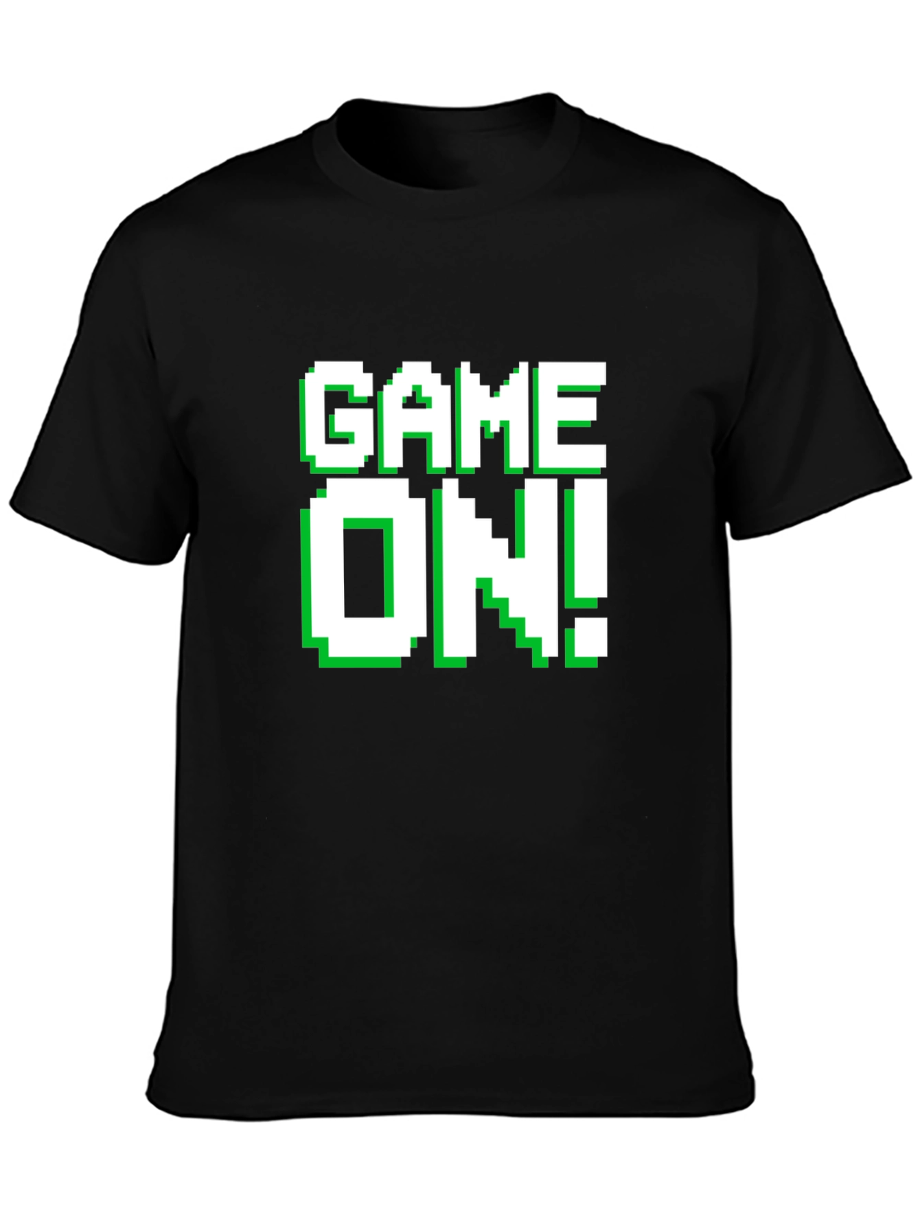 Game On! Graphic Tee - Retro Pixel Gamer T-Shirt