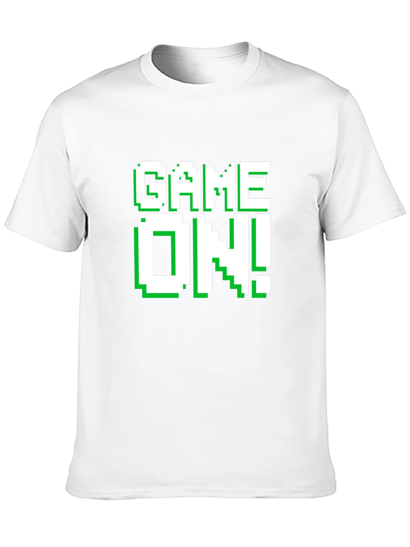 Game On! Graphic Tee - Retro Pixel Gamer T-Shirt
