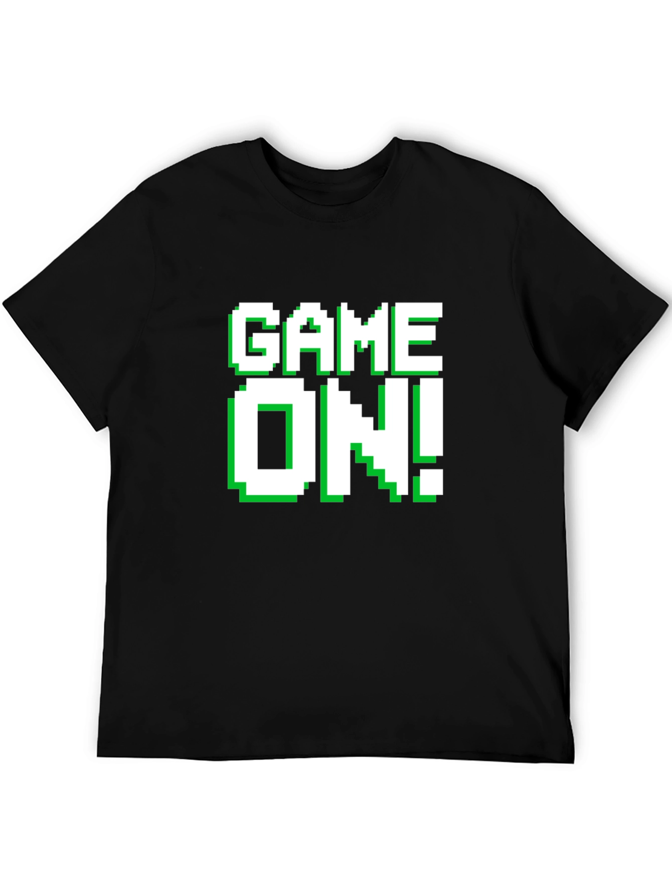 Game On! Graphic Tee - Retro Pixel Gamer T-Shirt