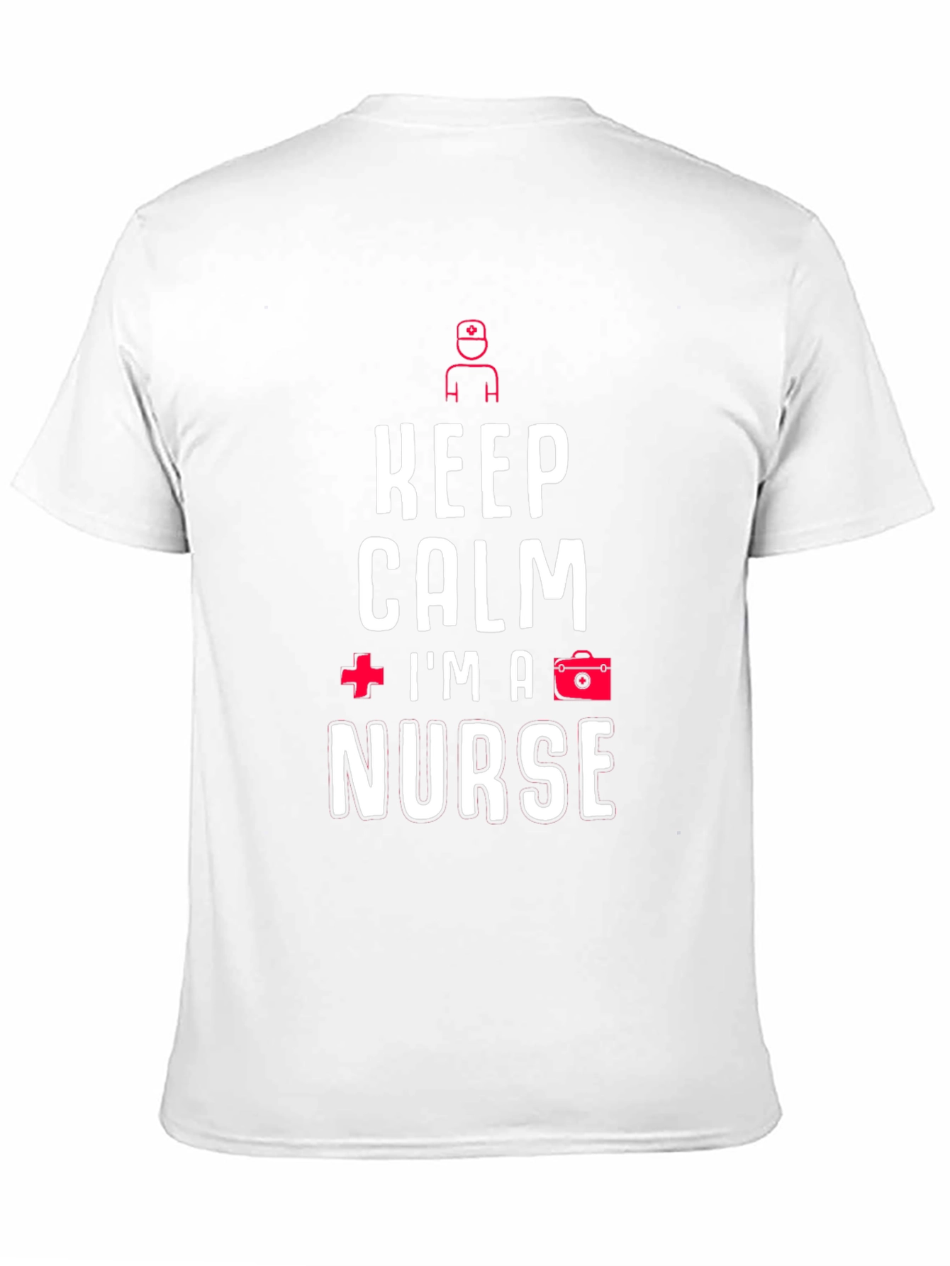 Keep Calm Im A Nurse T-Shirt Black Cotton Tee