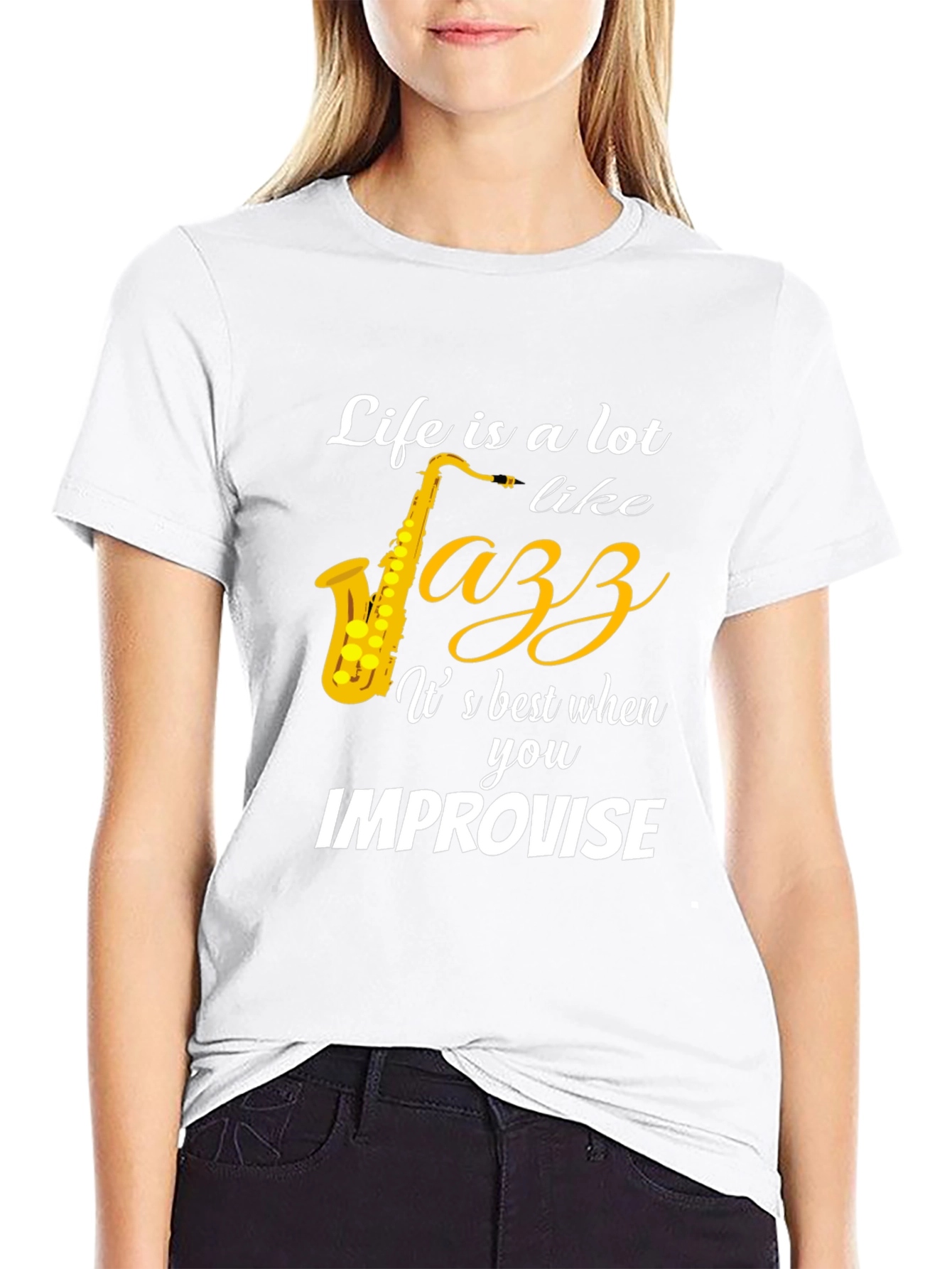Jazz Life Graphic T-Shirt