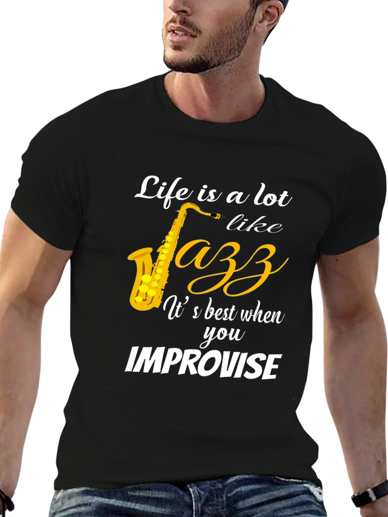 Jazz Life Graphic T-Shirt