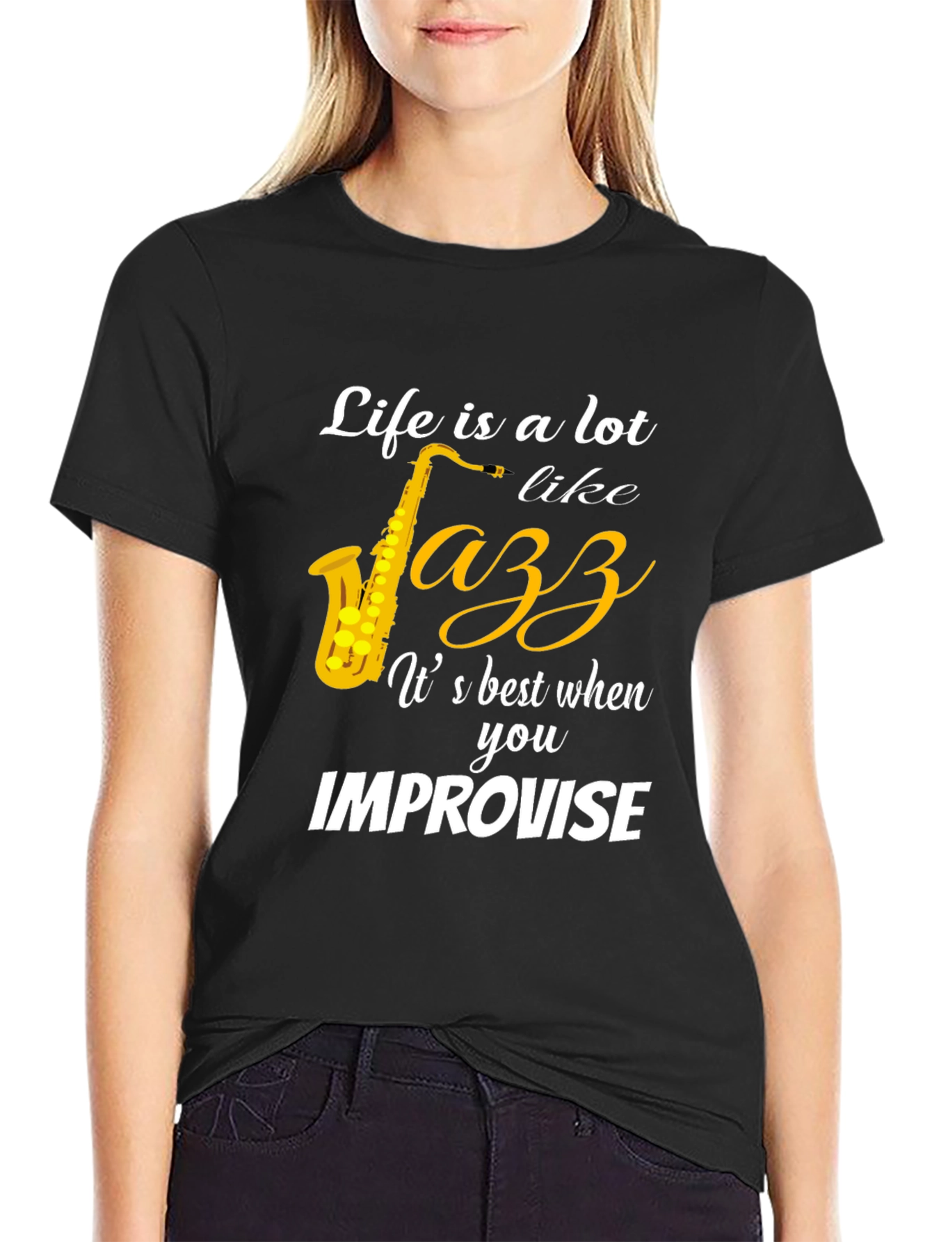 Jazz Life Graphic T-Shirt