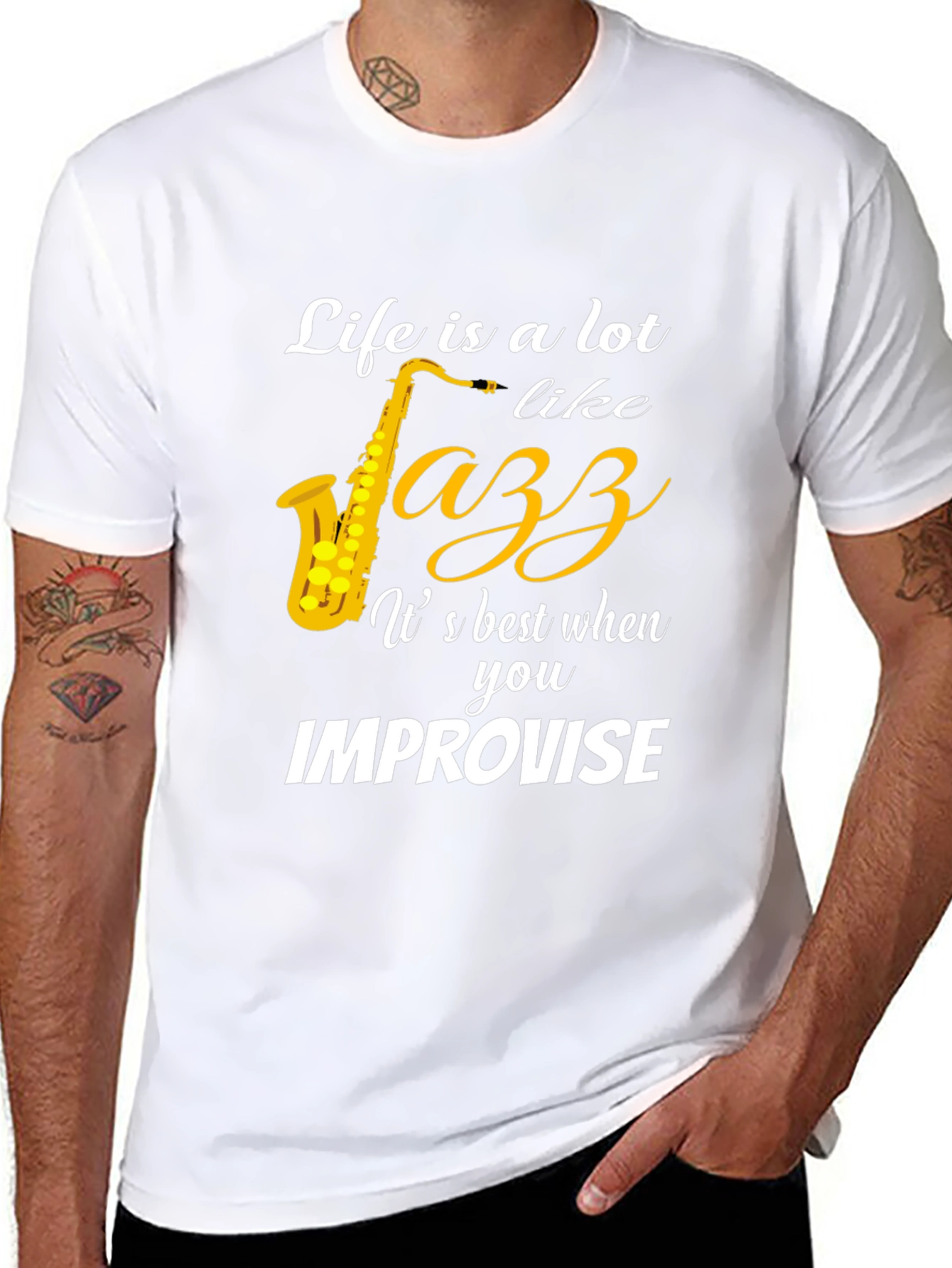 Jazz Life Graphic T-Shirt