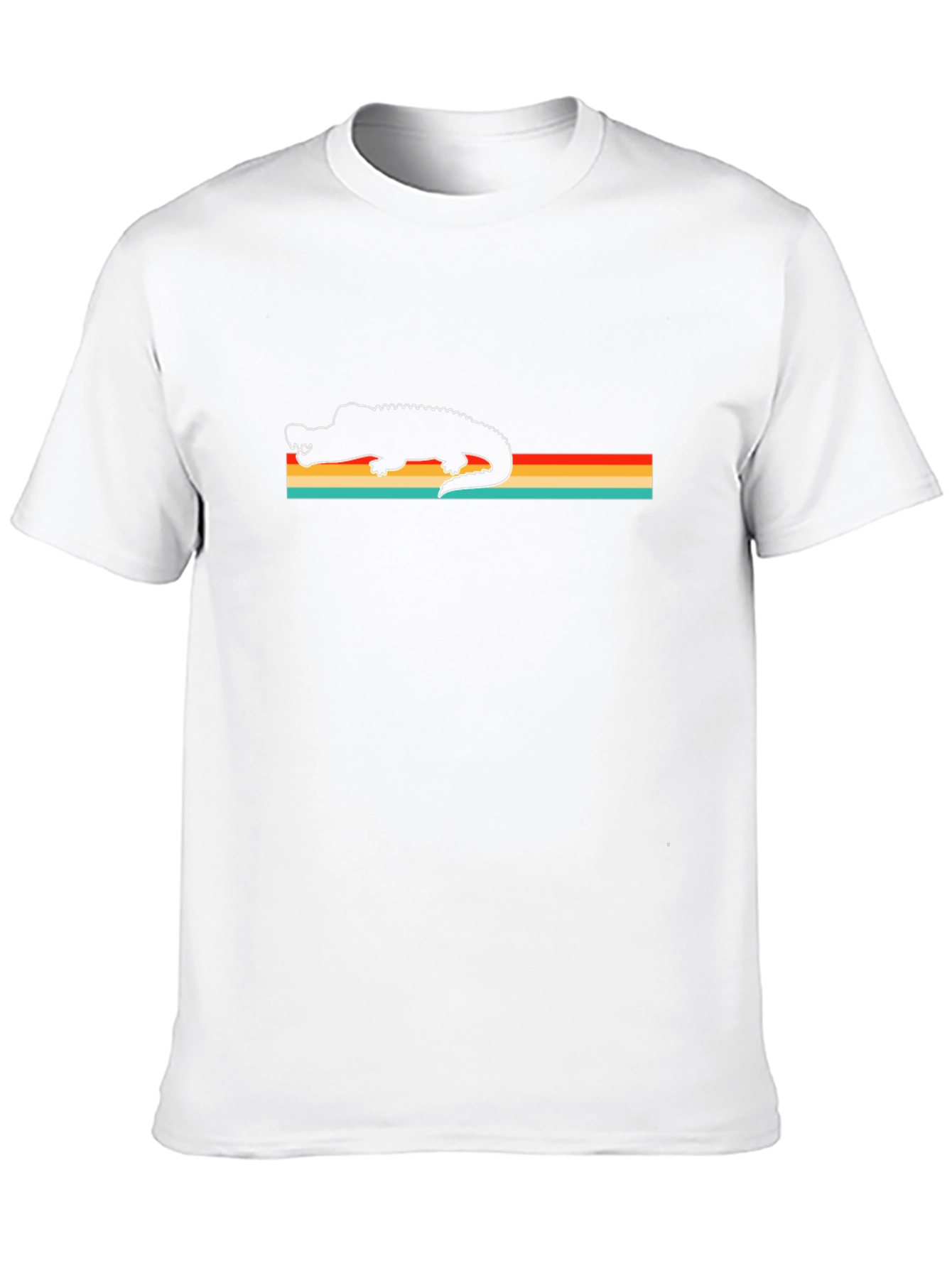 Retro Alligator Tee - Cool Reptile Graphic T-Shirt