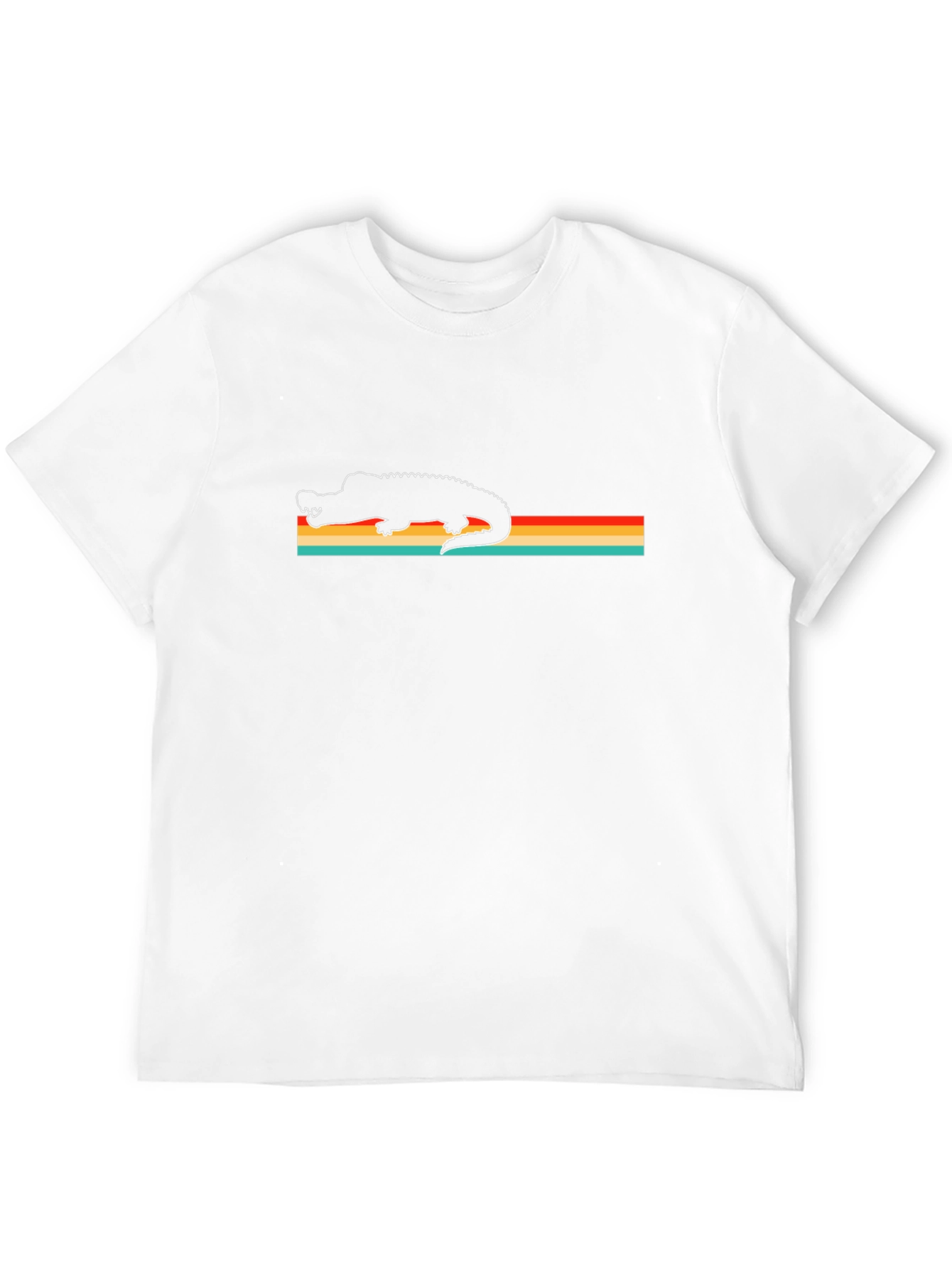 Retro Alligator Tee - Cool Reptile Graphic T-Shirt