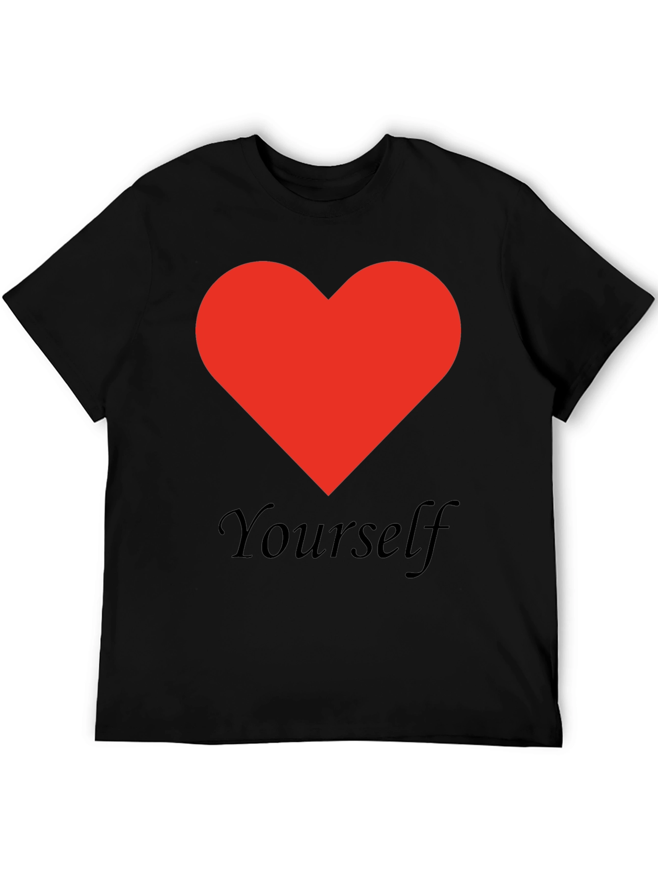 Love Yourself Black Graphic Tee