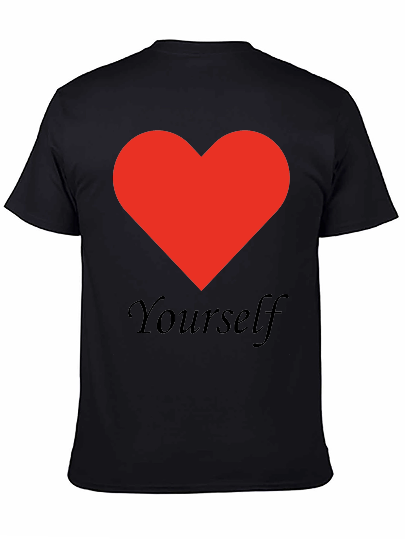 Love Yourself Black Graphic Tee