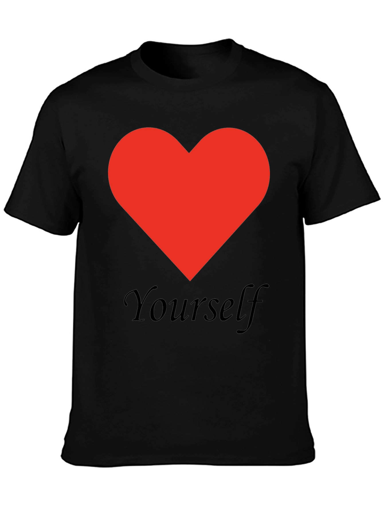 Love Yourself Black Graphic Tee