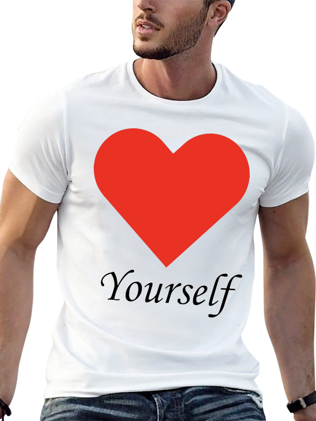 Love Yourself Black Graphic Tee