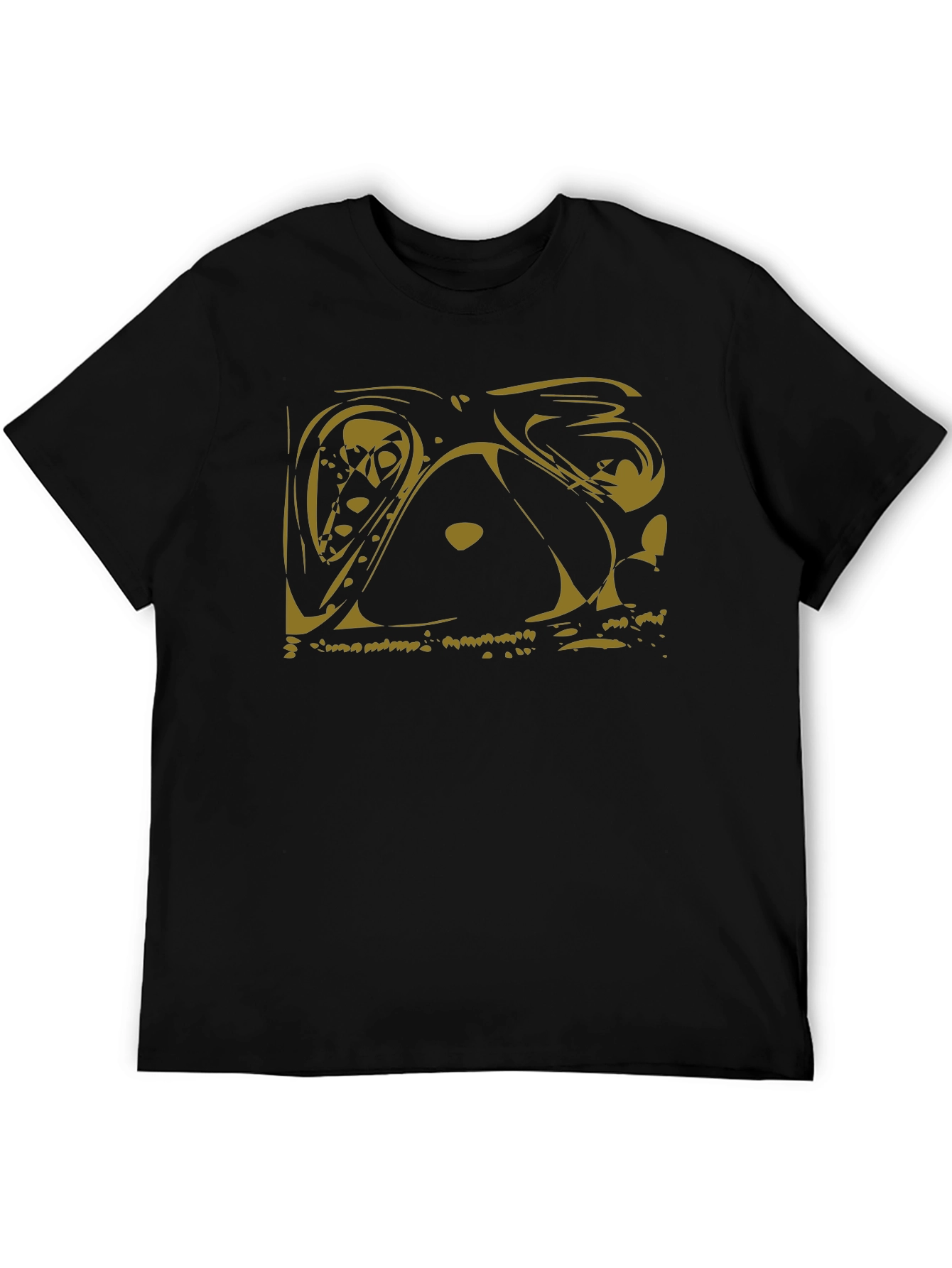 Abstract Art Graphic Tee - Modern Casual Style