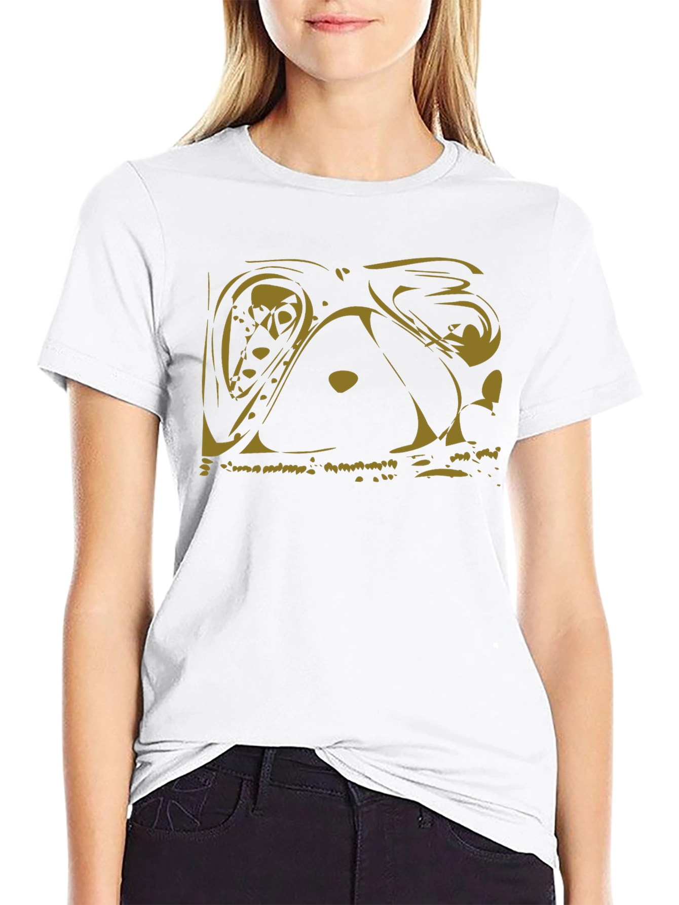 Abstract Art Graphic Tee - Modern Casual Style