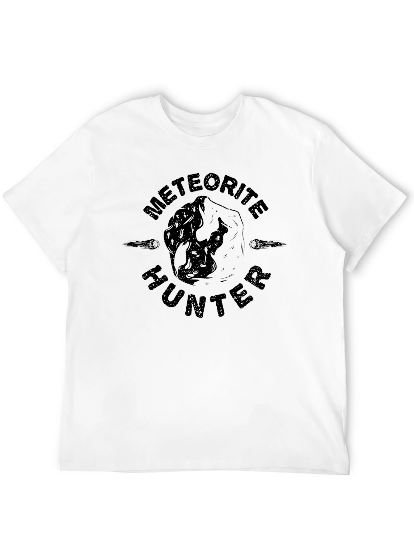 Meteorite Hunter Graphic T-Shirt - Black