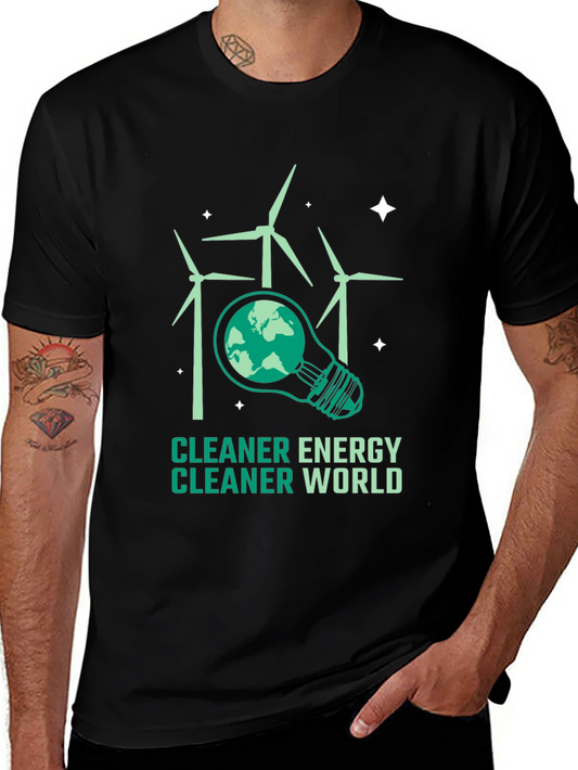 Eco-Friendly T-Shirt: Cleaner Energy Cleaner World