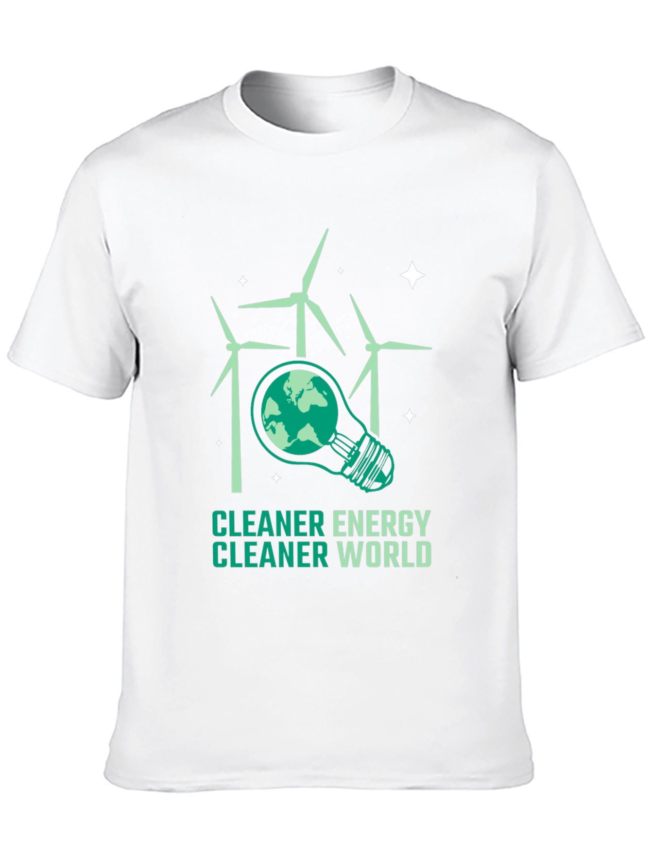 Eco-Friendly T-Shirt: Cleaner Energy Cleaner World