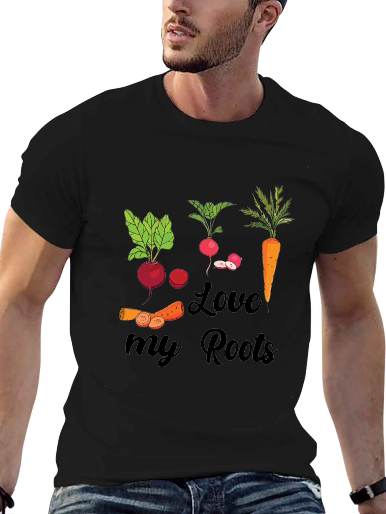 Love My Roots Graphic Tee - Vegan T-Shirt