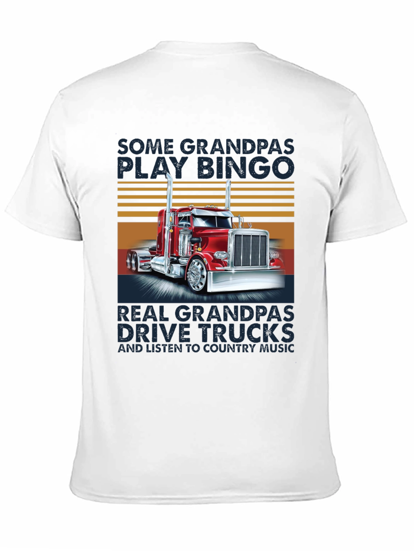 Grandpa Trucker T-Shirt - Bingo vs Trucks