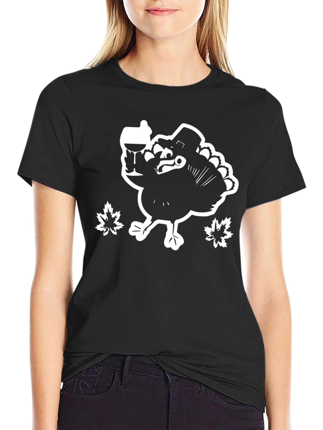 Turkey Wine T-Shirt: Thanksgiving Holiday Tee