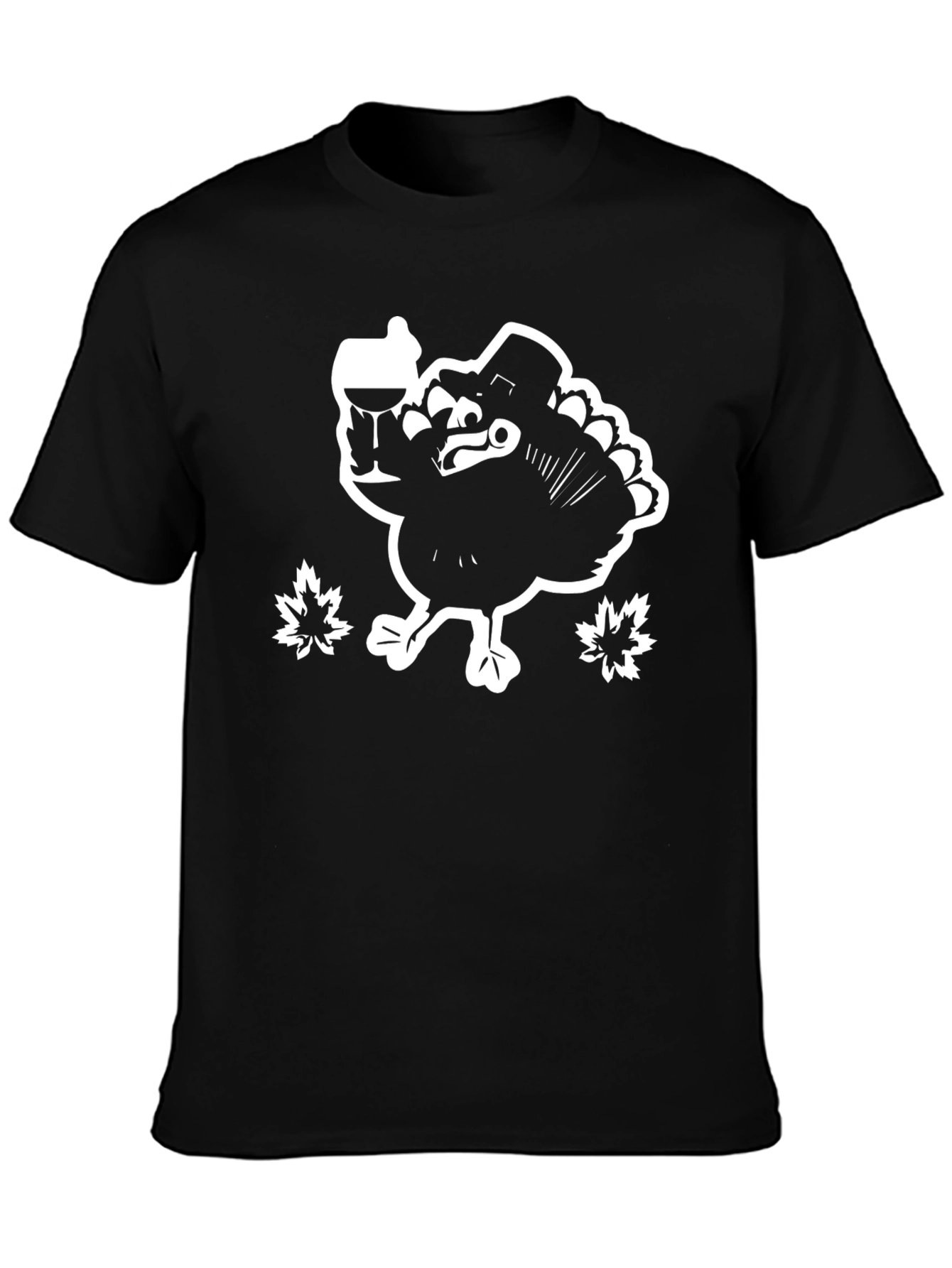 Turkey Wine T-Shirt: Thanksgiving Holiday Tee