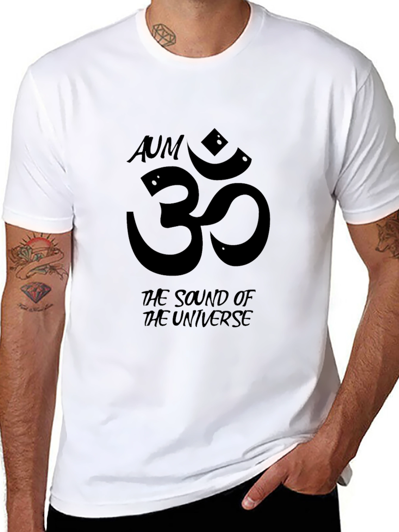 AUM Sound of the Universe Black T-Shirt