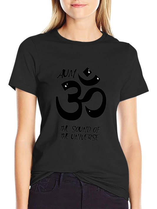 AUM Sound of the Universe Black T-Shirt