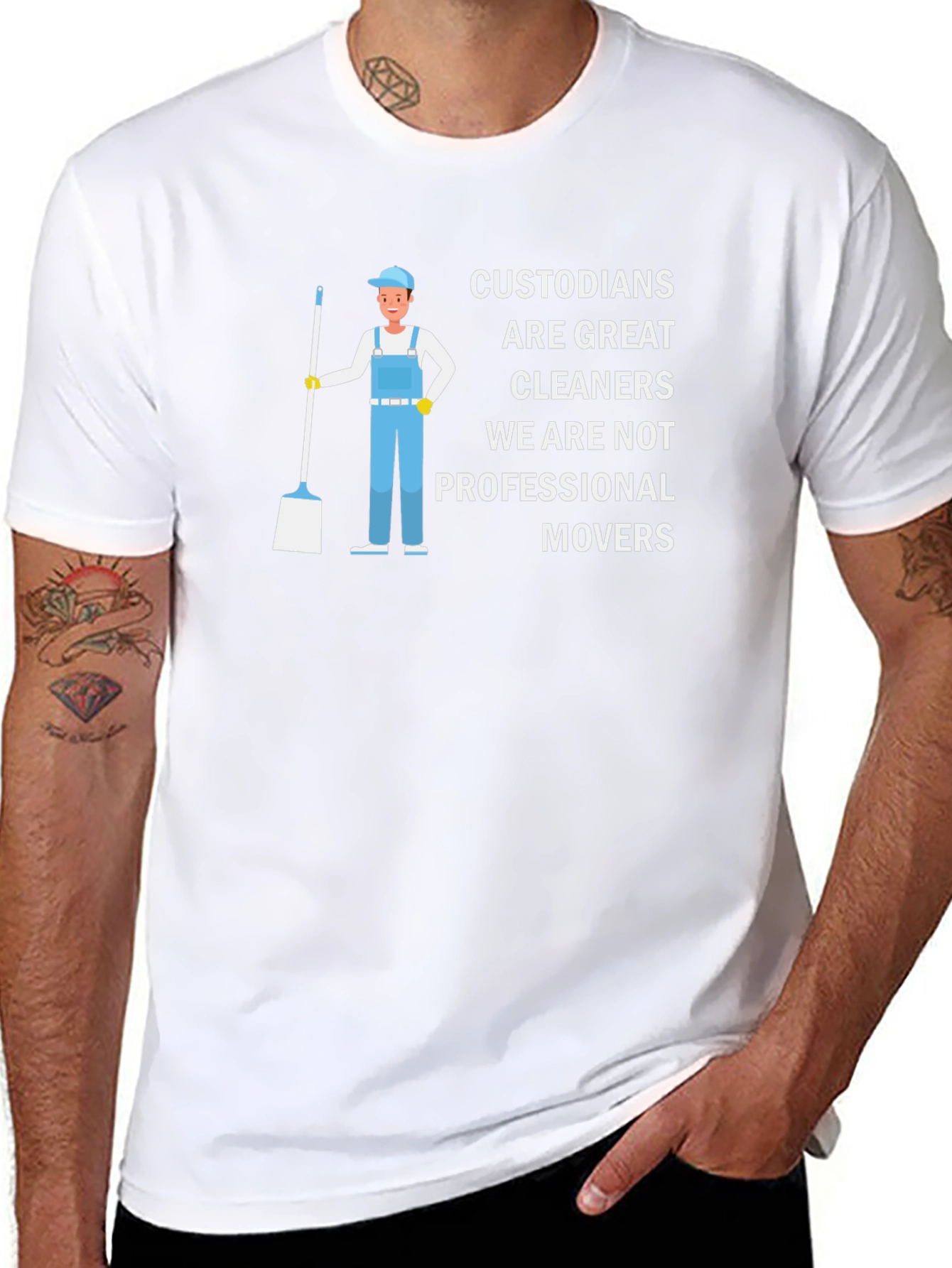 Custodian Cleaning Crew T-Shirt
