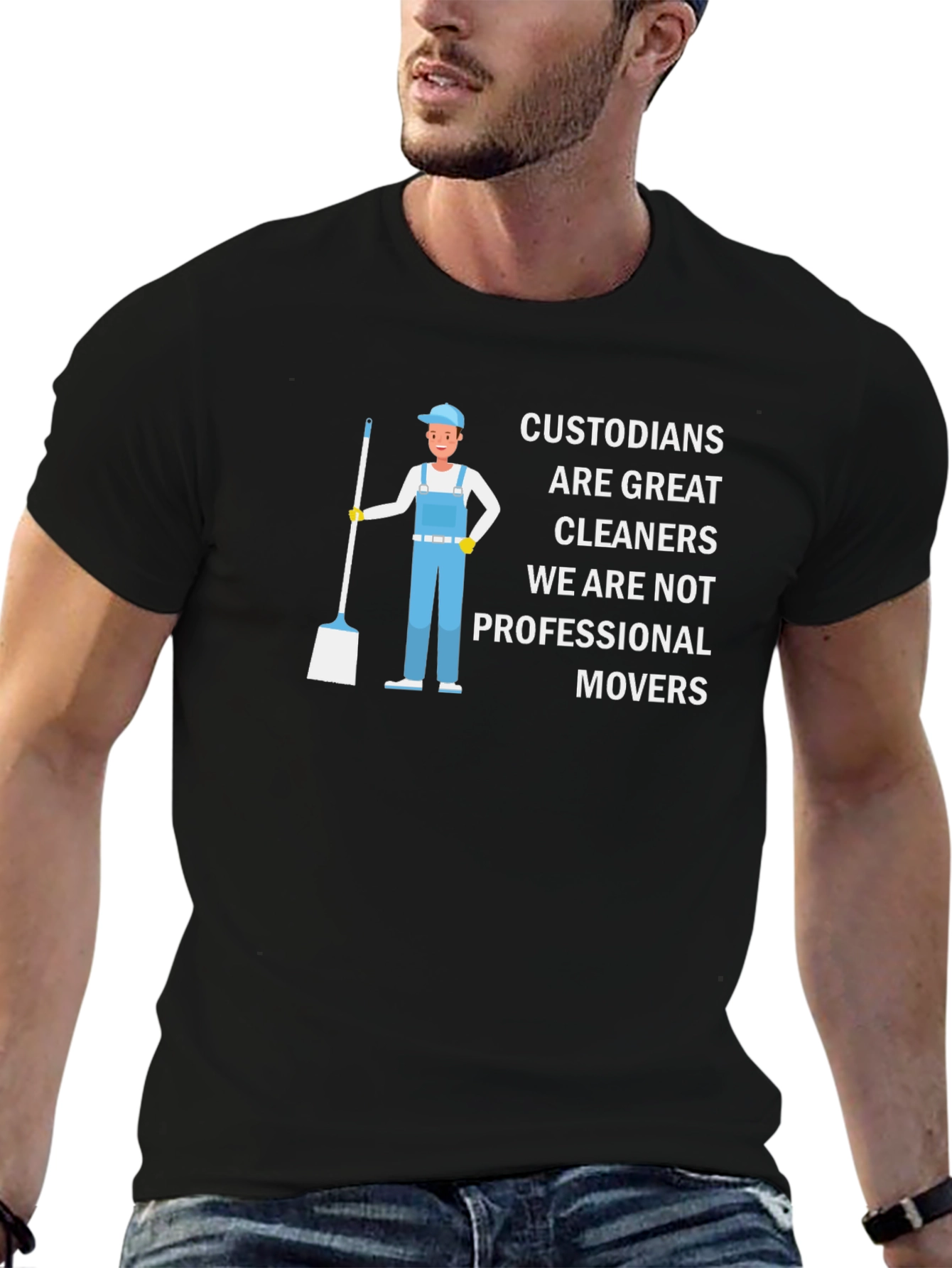 Custodian Cleaning Crew T-Shirt