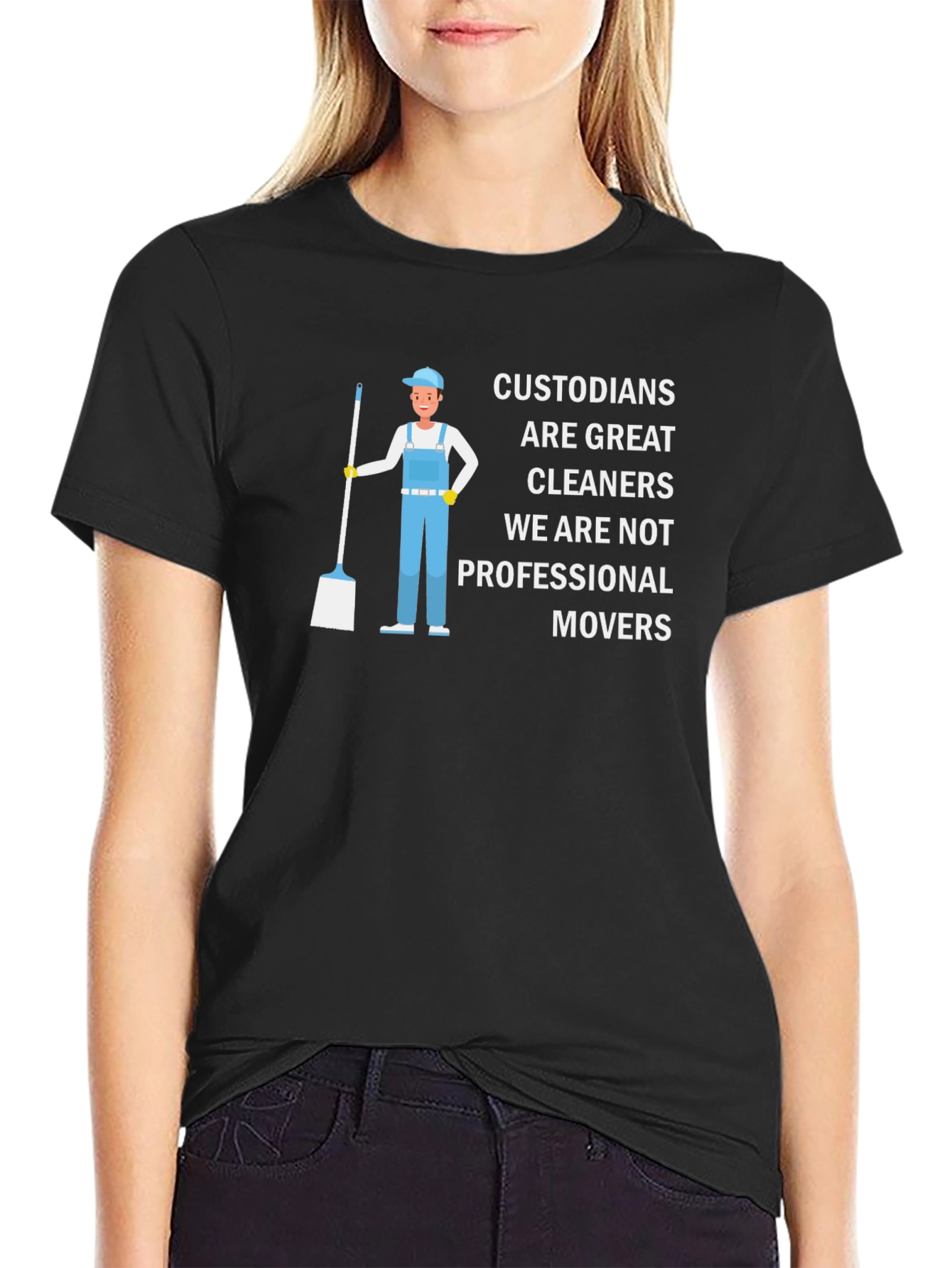 Custodian Cleaning Crew T-Shirt
